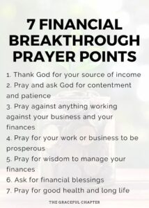 Achieve Breakthrough With Powerful Prayer Points
